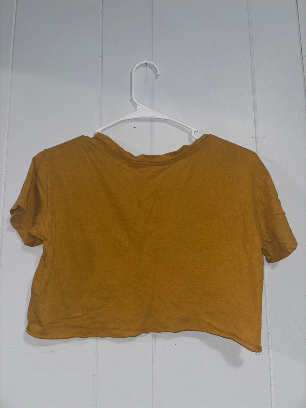 Fifth Sun Mustard Yellow Succulent Graphic Crop Top - Picture 6 of 6